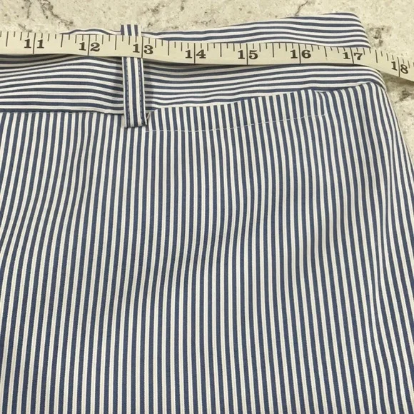 TOMMY HILFIGER white ankle pants with and white stripes size 10 - Picture 9 of 14